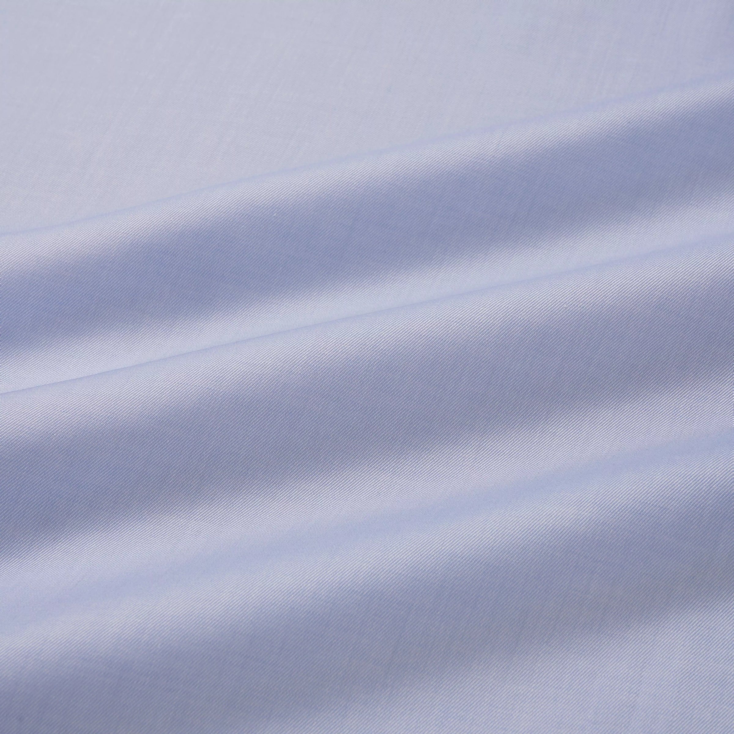 Blue & White Slim Fit Bi-Colour Twill Formal Shirt