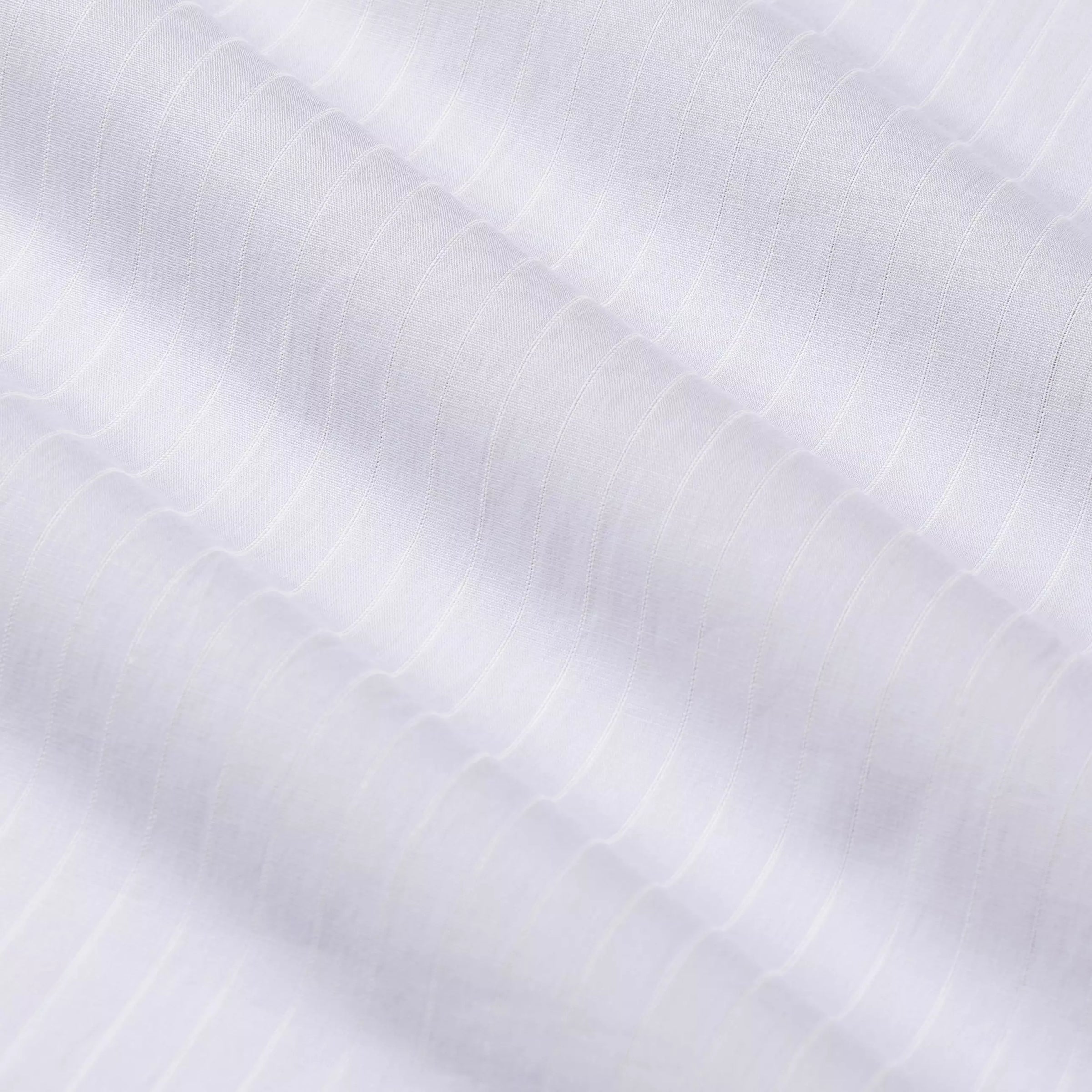 Lilac & White Tailored Fit Poplin Stripe Formal Shirt