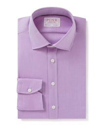Lilac Tailored Fit Twill Formal Shirt