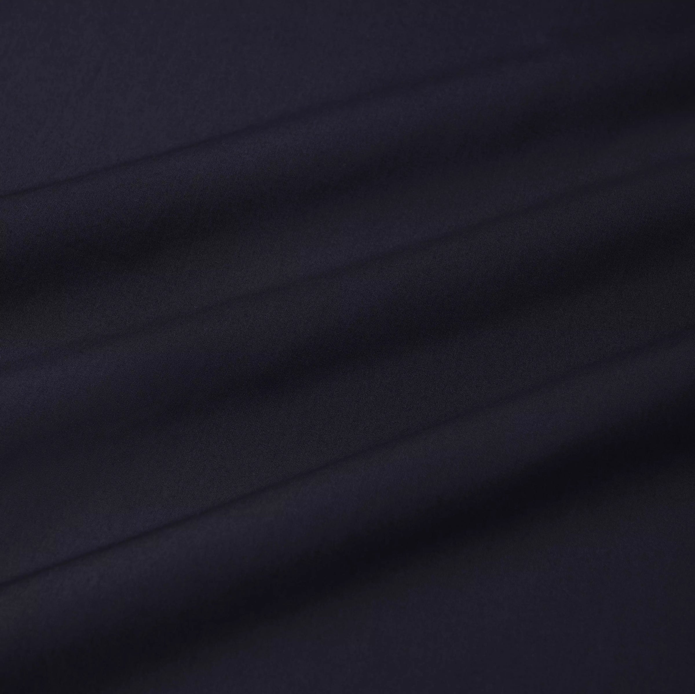 Dark Navy Tailored Fit Cotton Poplin Formal Shirt