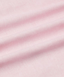 Pale Pink Tailored Fit Essential Linen Button Down Smart Casual Shirt